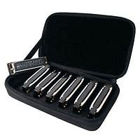 Amazon | Hohner Bluesband Harmonica Set of 7 Harp Keys with Case